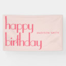 Search for pink banners Modern