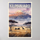 Search for vintage safari posters Tanzania