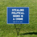 Search for funny election outdoor signs Political