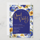 Search for royal blue and yellow invitations Modern