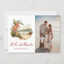 Search for beach photo holiday cards Floral