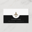Search for airplane business cards Black