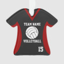 Search for volleyball ornaments black
