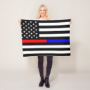 Search for thin blue line blankets Flag