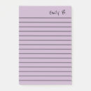 Search for 4x6 post it notes Lined