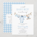 Search for clothesline baby shower invitations We can bearly wait