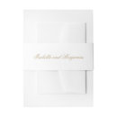 Search for gold wedding invitation belly bands formal