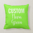 Search for neon pillows Green