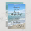 Search for destination wedding bridesmaid cards Beach