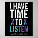Search for suicide prevention posters Purple