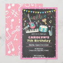 Search for guitar birthday invitations Girl