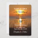 Search for sunset wedding invitations Orange