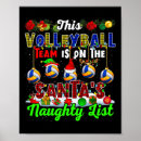 Search for funny volleyball posters Dabbing santa claus