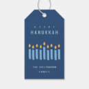 Search for hanukkah gift tags Blue and white