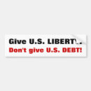 Search for debt bumper stickers Freedom