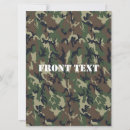 Search for camouflage invitations Forest