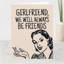 Search for funny girlfriend birthday cards Retro