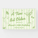 Search for adult birthday banners A tini bit older