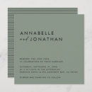 Search for sage green invitations Minimal