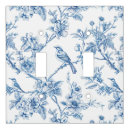 Search for elegant light switch covers Vintage floral toile