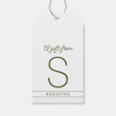 Search for green gift tags Green and white