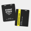Search for event badges Backstage pass