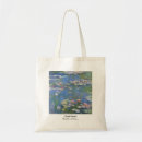 Search for claude monet tote bags Waterlilies