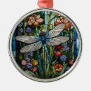Search for stained glass ornaments Flowers