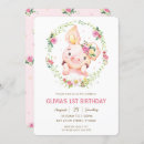 Search for piggy birthday invitations Whimsical