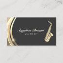 Search for saxophone player business cards Instrument