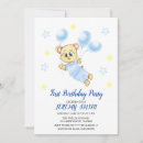 Search for 1st birthday save the dates Boy