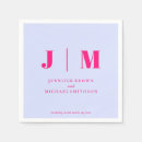 Search for pink and green monogram napkins Minimal