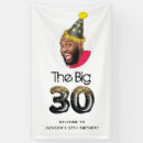 Search for funny 30th birthday posters party signs Black