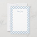 Search for blue gingham thank you cards Boy baby shower