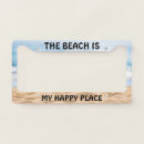 Search for beach license plate frames Fun