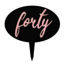 Search for rose gold cake toppers Black