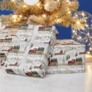 Search for winter scene wrapping paper Christmas tree