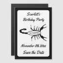 Search for scorpio invitations October
