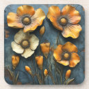 Search for poppy coasters Botanical