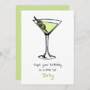 Search for martini birthday cards Olive