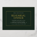 Search for green rehearsal dinner invitations Formal