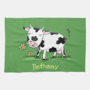 Search for cow kitchen towels Illustration