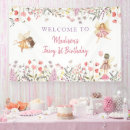 Search for fairy birthday banners Woodland fairy party