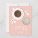 Search for coffee and donuts invitations Pink