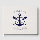 Search for lake house guest books Nautical