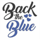 Search for back the blue bumper stickers Thin