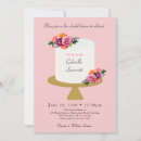 Search for dessert bridal shower invitations Floral