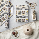 Search for white wrapping paper Black and white