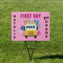 Search for first day of school signs Pink