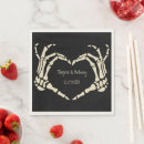 Search for halloween wedding napkins Hallowedding